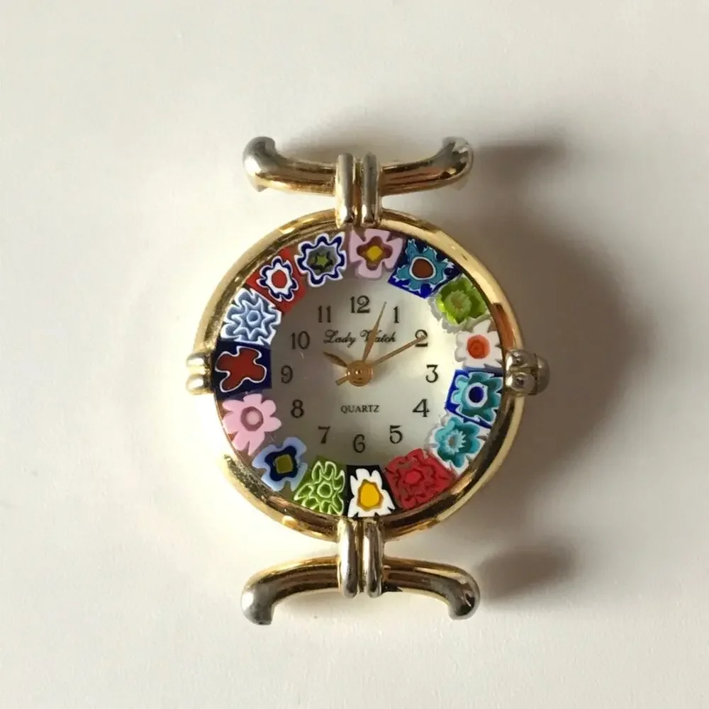 Murano Millefiori women's watch (needs band & battery) Antica Murrina Veneziana